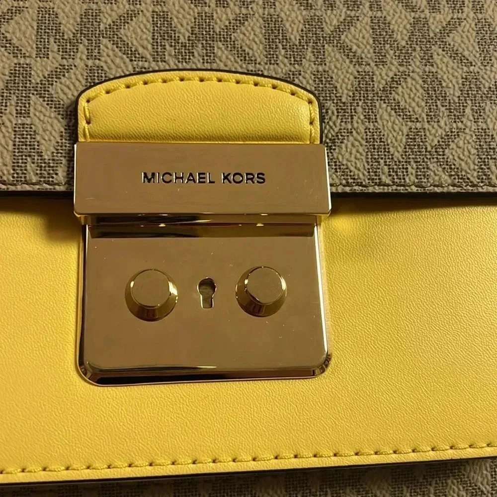 - NWT beautiful yellow leather